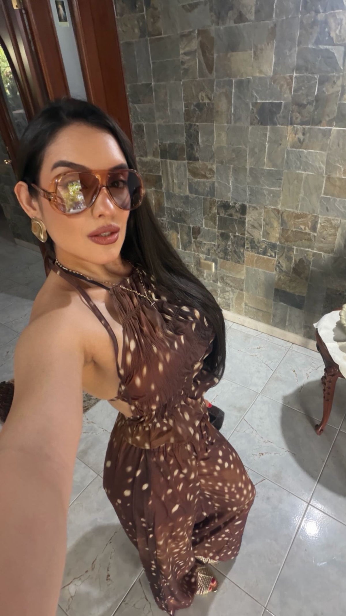 Vestido marron